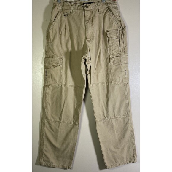 5.11 Tactical Series Cargo Pants Mens 32x32 Brown 74253 Utility Workwear Cotton - Picture 1 of 16